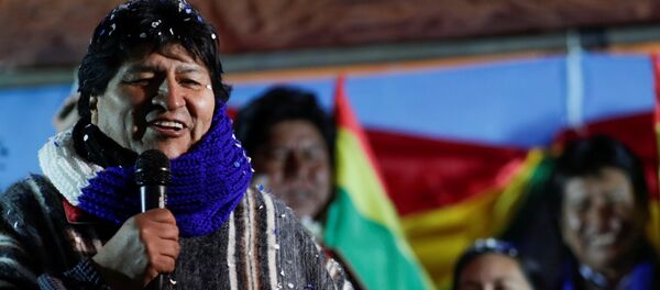 Evo Morales, expresidente de Bolivia, tras volver a su país Evo Morales, expresidente de Bolivia, tras volver a su país - Sputnik Mundo