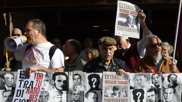 Protestas por la extradición de Juan Antonio Gonzalez Pacheco, conocido como 'Billy el Niño', en Madrid - Sputnik Mundo