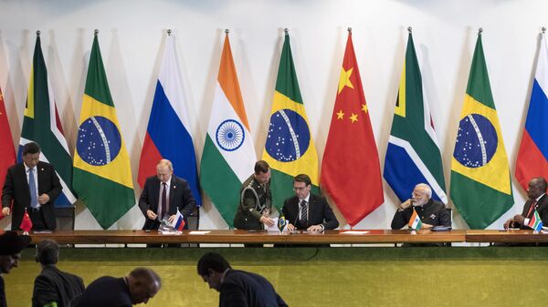 Líderes de los BRICS - Sputnik Mundo