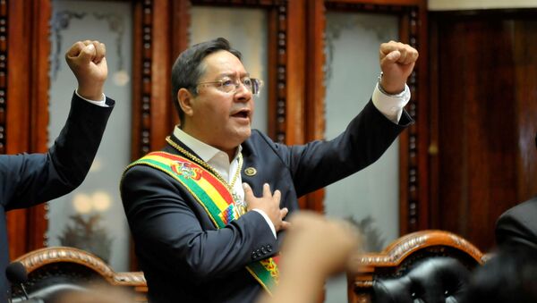 Presidente de Bolivia, Luis Arce - Sputnik Mundo