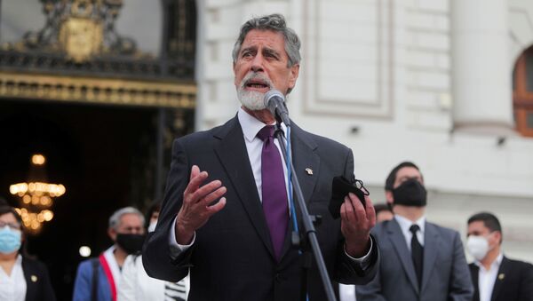  Francisco Sagasti, presidente interino de Perú - Sputnik Mundo