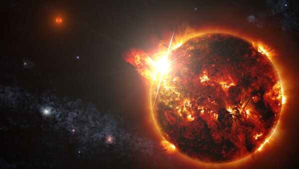 Un sistema de dos estrellas enanas produce una serie de poderosos relámpagos - Sputnik Mundo