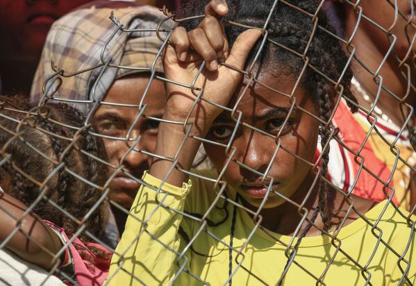 Эфиопские беженцы в лагере для беженцев в Судане - Sputnik Mundo