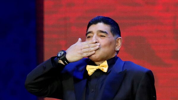 Diego Armando Maradona, exfutbolista argentino - Sputnik Mundo