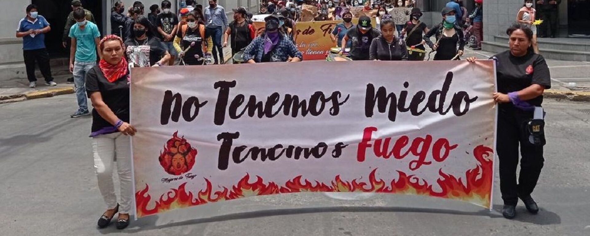 Marcha por el Día Internacional de la Eliminación de la Violencia contra la Mujer, en Cochabamba, Bolivia - Sputnik Mundo, 1920, 26.11.2020