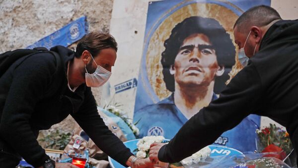Homenaje a Diego Maradona - Sputnik Mundo
