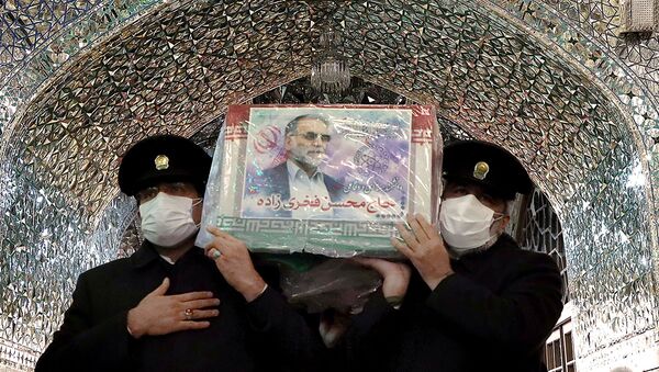 Funeral del físico nuclear iraní, Mohsen Fajrizade - Sputnik Mundo