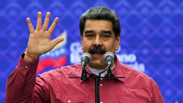 Nicolás Maduro en las elecciones parlamentarias en Venezuela - Sputnik Mundo