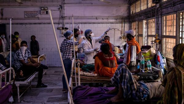 Hospital en La India (imagen referencial) - Sputnik Mundo