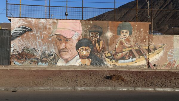 Graffiti de ESEC en Taltal, Antofagasta - Sputnik Mundo