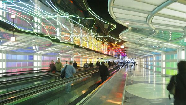 Aeropuerto de Chicago (imagen referencial) - Sputnik Mundo