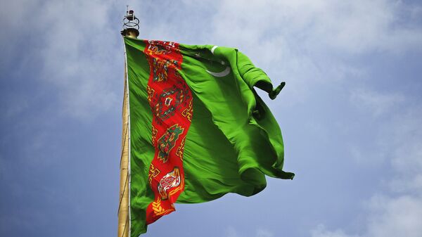 La bandera de Turkmenistán - Sputnik Mundo
