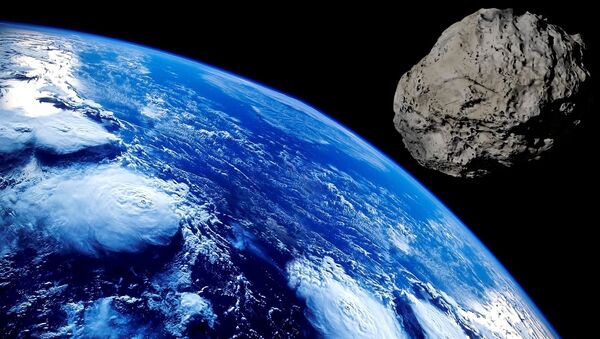 Imagen referencial de un meteorito - Sputnik Mundo