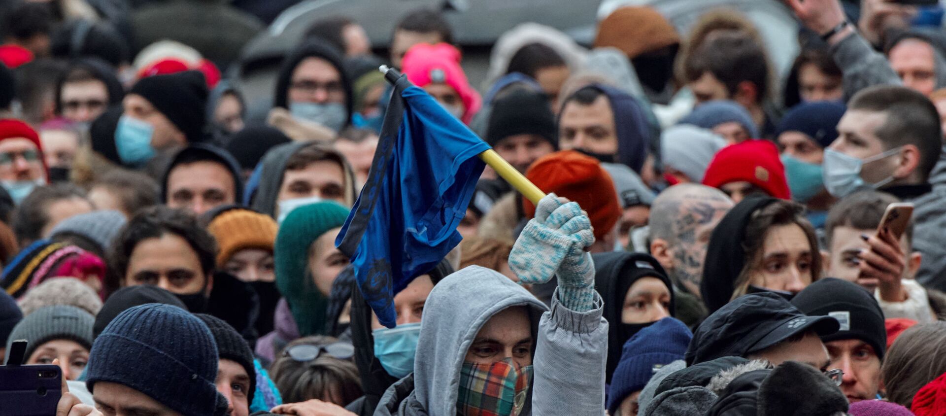 Las protestas no autorizadas en Rusia Las protestas no autorizadas en Rusia - Sputnik Mundo, 1920, 25.01.2021