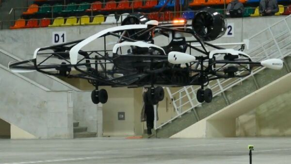 El prototipo taxi volador desarrollado por rusos es presentado en Moscú - Sputnik Mundo