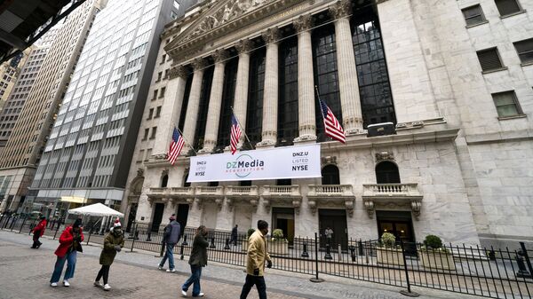 La bolsa de valores en Wall Street (Nueva York) - Sputnik Mundo
