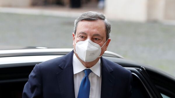Mario Draghi, exjefe del Banco Central Europeo - Sputnik Mundo