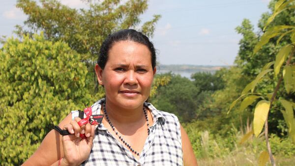 Yuli Velásquez es pescadora artesanal y líder ambiental en la Ciénaga de San Silvestre - Sputnik Mundo
