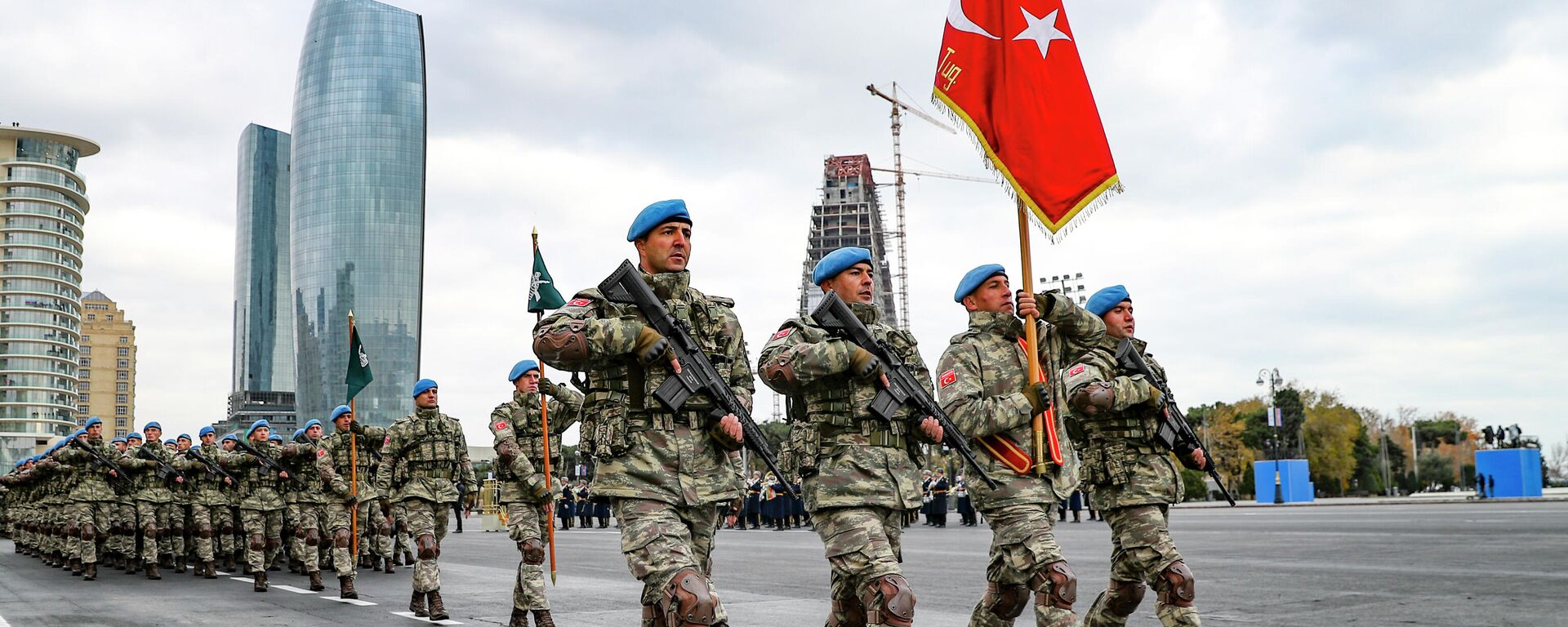 Soldados turcos en Azerbaiyán - Sputnik Mundo, 1920, 18.02.2021