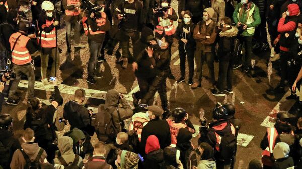 Protestas en Barcelona, España - Sputnik Mundo