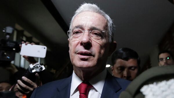 El expresidente colombiano Álvaro Uribe - Sputnik Mundo