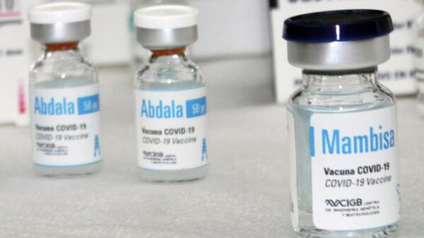 Vacunas Abdala y Mambisa- desarrolladas por el Centro de Ingeniería Genética y Biotecnología de Cuba - Sputnik Mundo