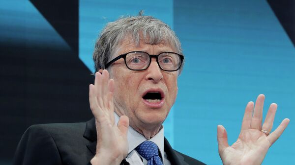 Bill Gates, multimillonario estadounidense, durante el Foro Económico Mundial en Davos (Suiza), el 22 de enero del 2019 - Sputnik Mundo