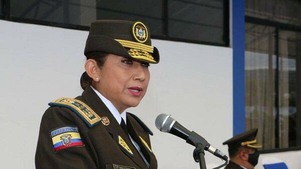 Tannya Varela, comandante general de la Policía Nacional de Ecuador - Sputnik Mundo