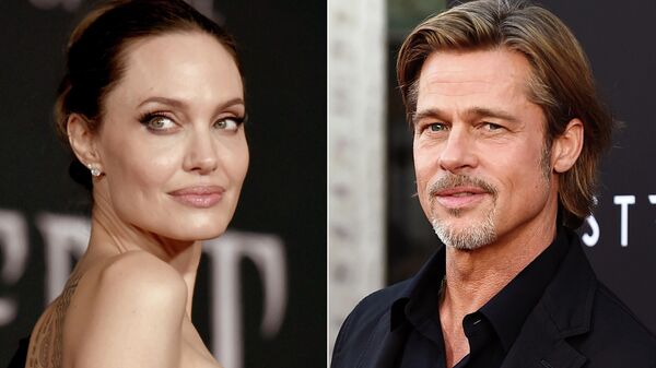 Angelina Jolie y su exmarido Brad Pitt - Sputnik Mundo