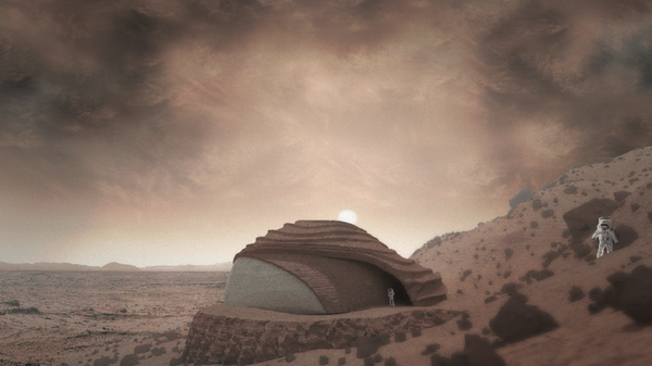 Proyecto de vivienda marciana diseñada por José Miguel Armijo - Sputnik Mundo