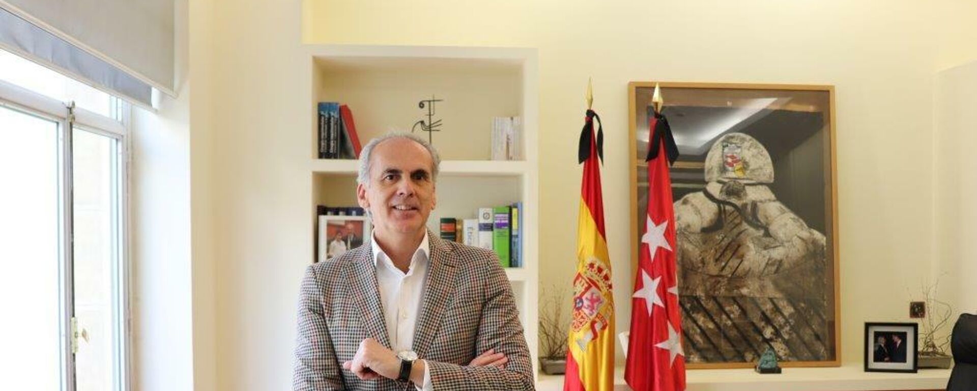 Enrique Ruíz Escudero, Consejero de Sanidad de la Comunidad de Madrid y número dos en las listas del PP para las elecciones del 4 de mayo - Sputnik Mundo, 1920, 20.04.2021