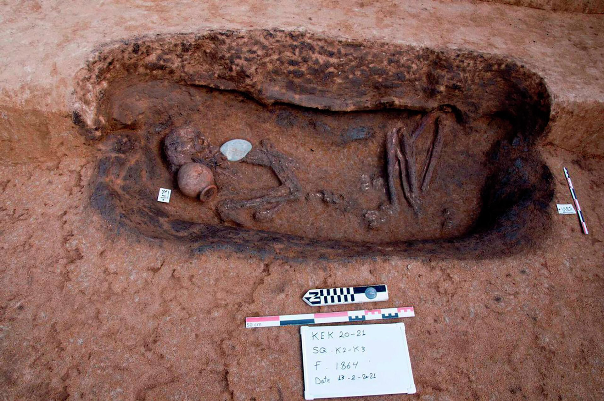 Tumbas en el sitio arqueológico de Koum el-Khulgan en el Delta del Nilo - Sputnik Mundo, 1920, 29.04.2021