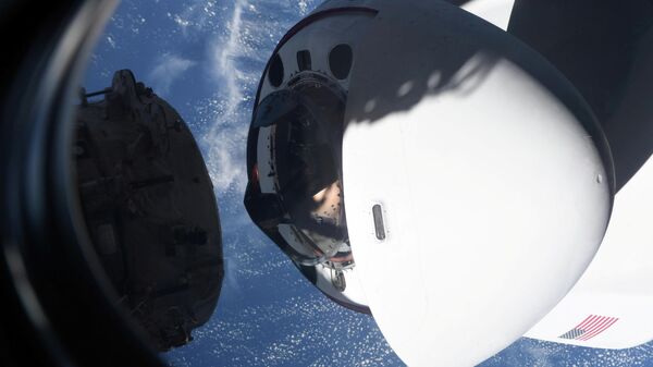 Cápsula de la nave espacial Crew Dragon - Sputnik Mundo