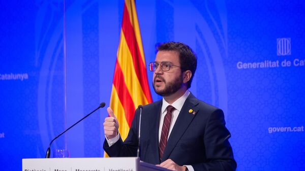 Pere Aragonès, vicepresidente de la Generalitat de Cataluña en funciones - Sputnik Mundo