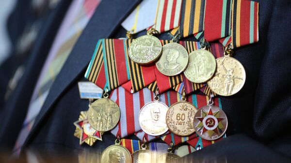 Unas medallas por defender la patria (imagen referencial) - Sputnik Mundo