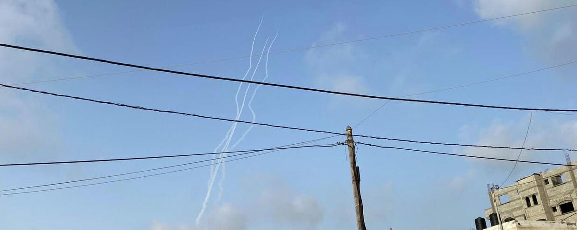 Lanzamiento de cohetes desde Gaza hacia Israel - Sputnik Mundo, 1920, 10.05.2021