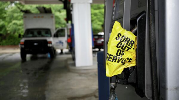 Gasolinera sin gasolina en Chapel Hill, EEUU - Sputnik Mundo