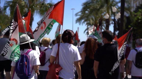 Marcha en Cádiz en solidaridad con el pueblo saharaui  - Sputnik Mundo