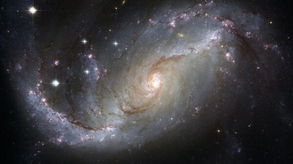 Una galaxia espiral, imagen ilustrativa - Sputnik Mundo