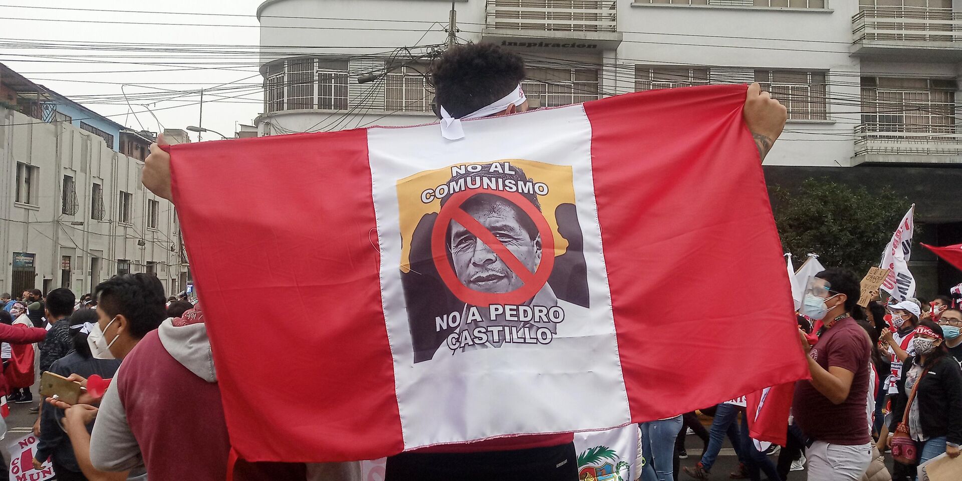Marcha contra el comunismo y Castillo en Lima - Sputnik Mundo, 1920, 30.05.2021
