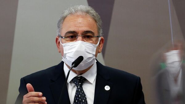 El ministro de Salud de Brasil, Marcelo Queiroga - Sputnik Mundo