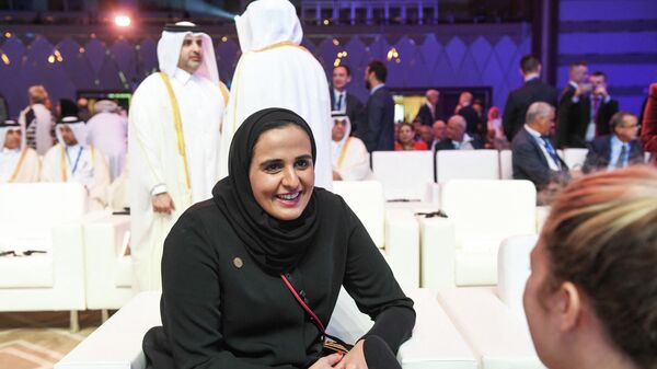 Sheikha al Mayassa en Doha - Sputnik Mundo