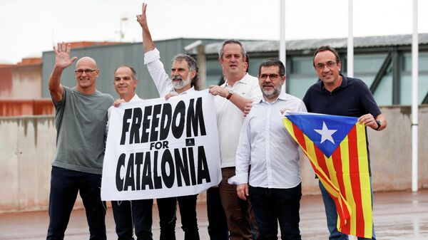 Los independentistas catalanes indultados - Sputnik Mundo