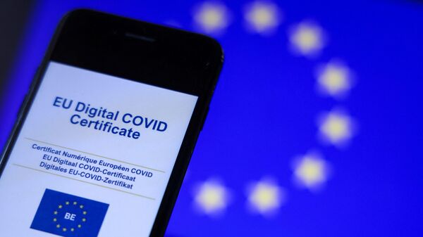 Certificado COVID digital de la Unión Europea - Sputnik Mundo