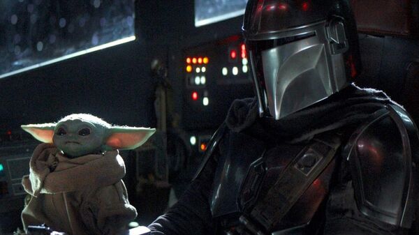 Baby Yoda y Mando en The Mandalorian, la serie de Star Wars - Sputnik Mundo