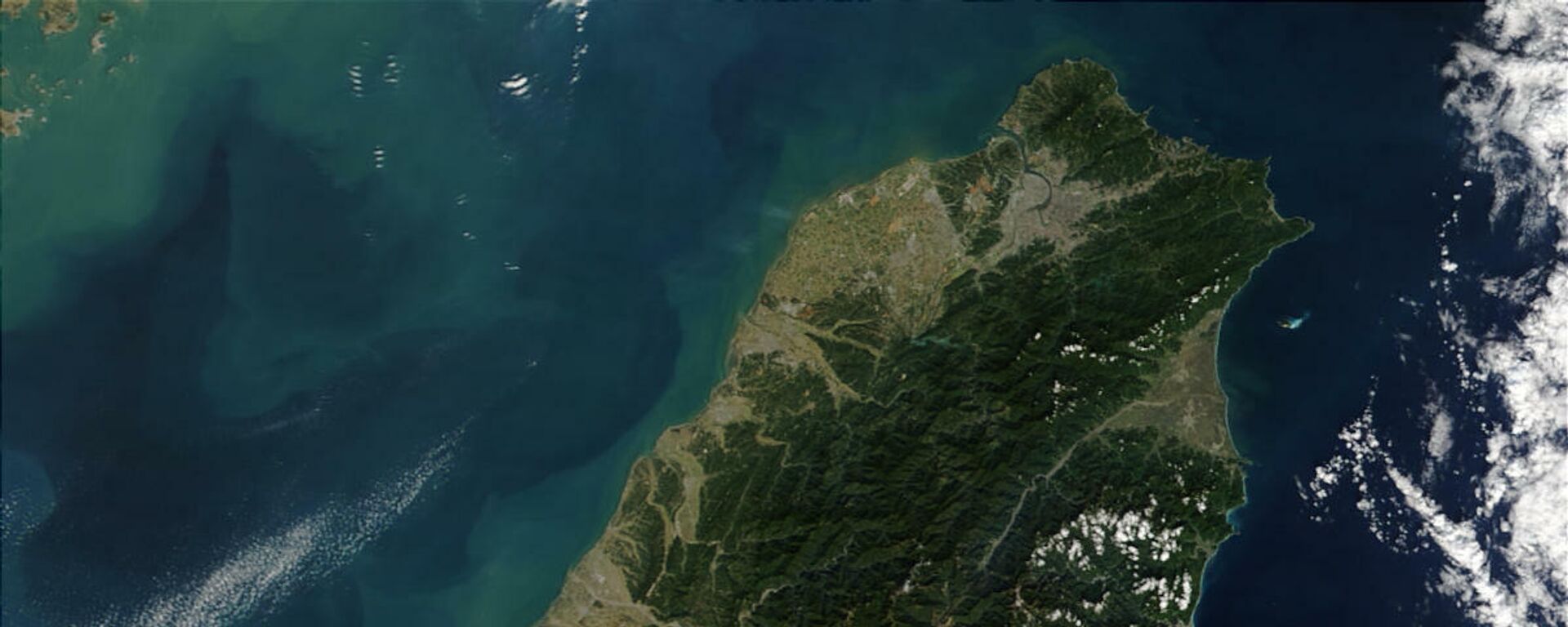 Imagen satelital de Taiwán - Sputnik Mundo, 1920, 09.07.2021