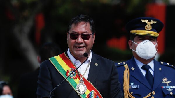 Luis Arce, presidente de Bolivia - Sputnik Mundo