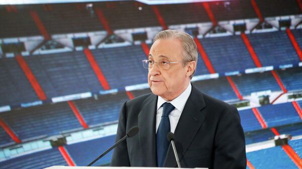 El presidente del Real Madrid, Florentino Pérez - Sputnik Mundo