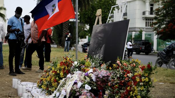 Homenaje al asesinado presidente de Haití, Jovenel Moise - Sputnik Mundo
