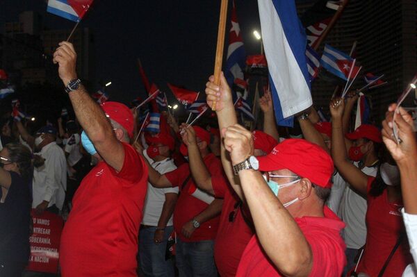 El multitudinario acto de reafirmación revolucionaria en La Habana - Sputnik Mundo